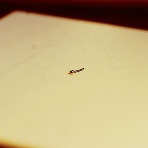 Dainty 14K Yellow Gold Threadless Ball End